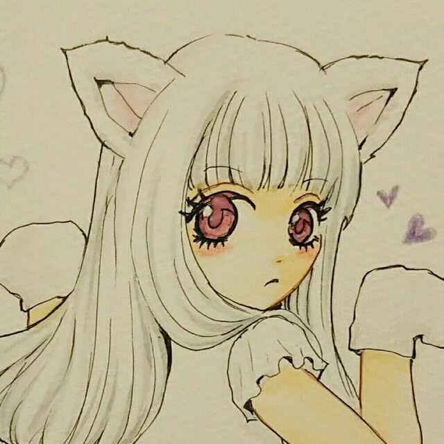 自作イラスト 白猫気分 猫耳 女の子 ミニスカ パンチラ オリジナル 自作イラスト 白猫気分 猫耳 女の子 ミニスカ パンチラ オリジナル